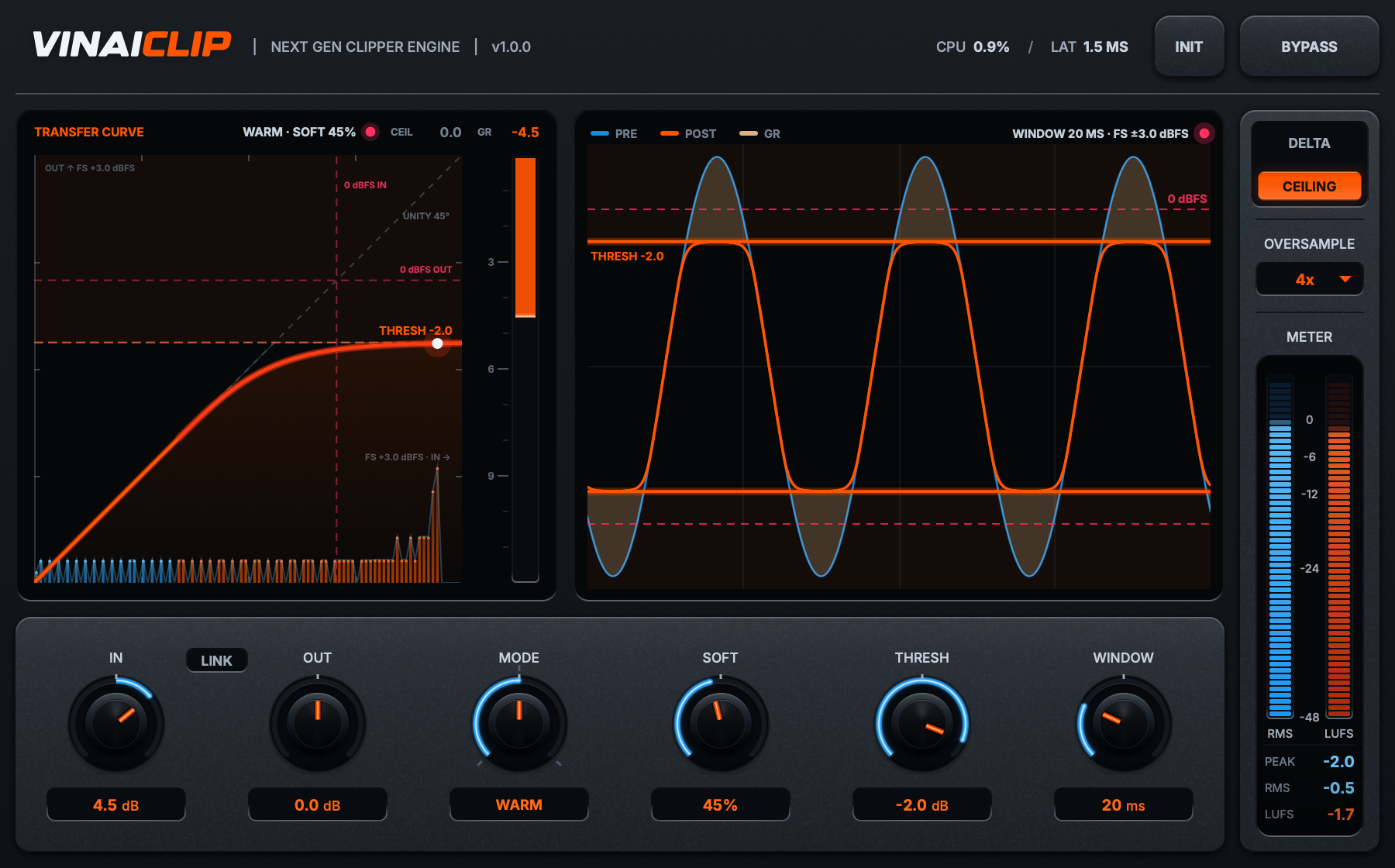 VINAIclip interface
