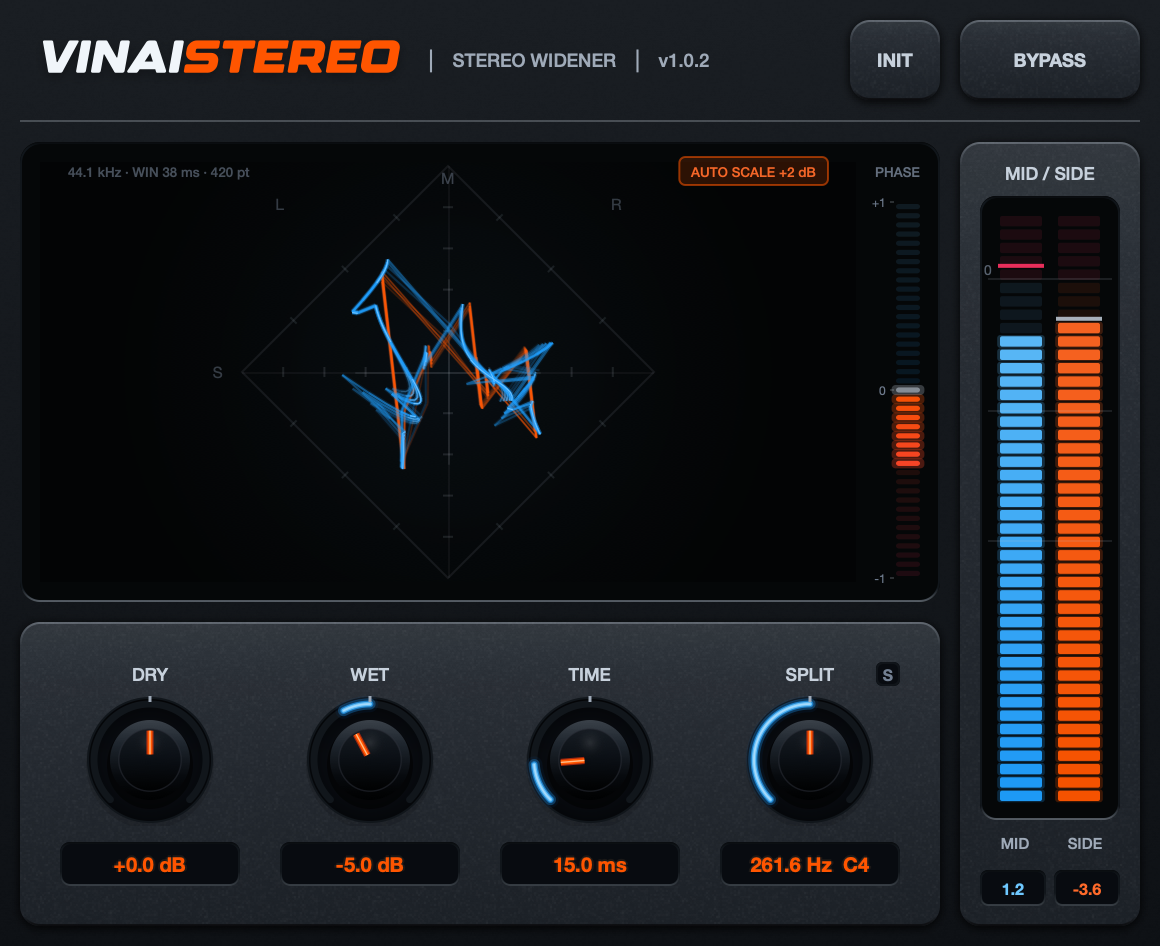 VINAIstereo interface